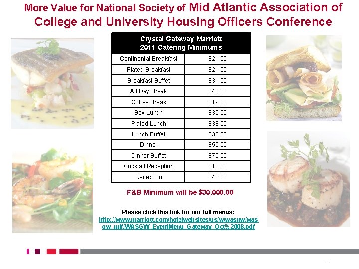 More Value for National Society of Mid Atlantic Association of College and University Housing