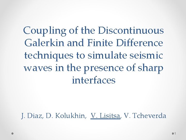 Coupling of the Discontinuous Galerkin and Finite Difference