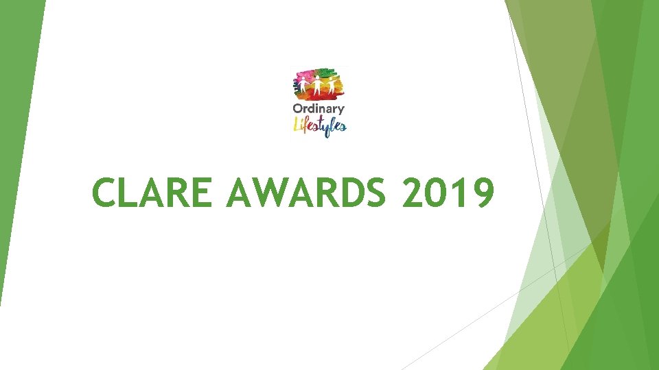 CLARE AWARDS 2019 