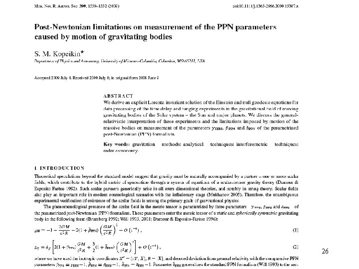 08/21/2017 The Great American Solar Eclipse Physics Conference 26 08/21/2017 The Great American Solar Eclipse Physics Conference 26