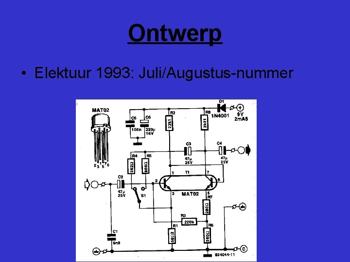 Ontwerp • Elektuur 1993: Juli/Augustus-nummer 