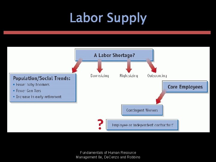 Labor Supply Fundamentals of Human Resource Management 8 e, De. Cenzo and Robbins 