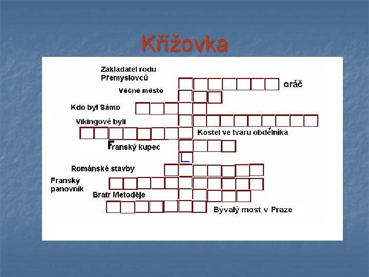 Křížovka 