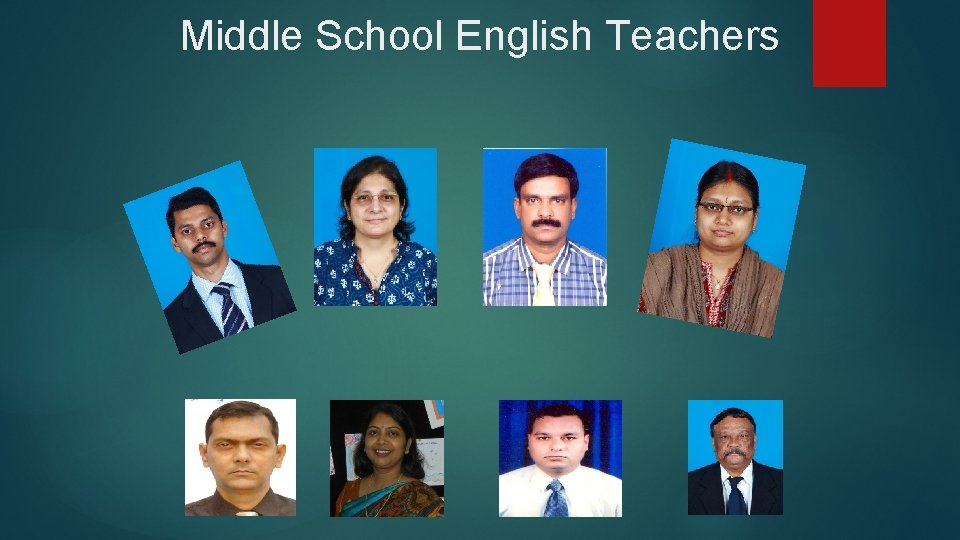 Middle School English Teachers 