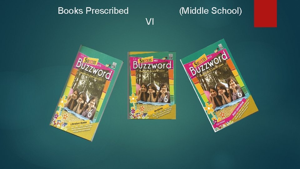 Books Prescribed (Middle School) VI 