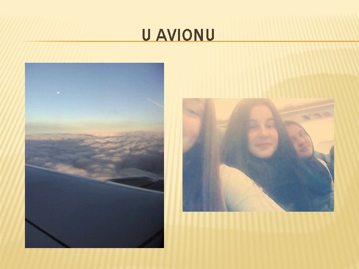 U AVIONU 