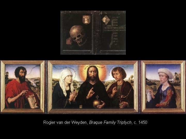 Rogier van der Weyden, Braque Family Triptych, c. 1450 