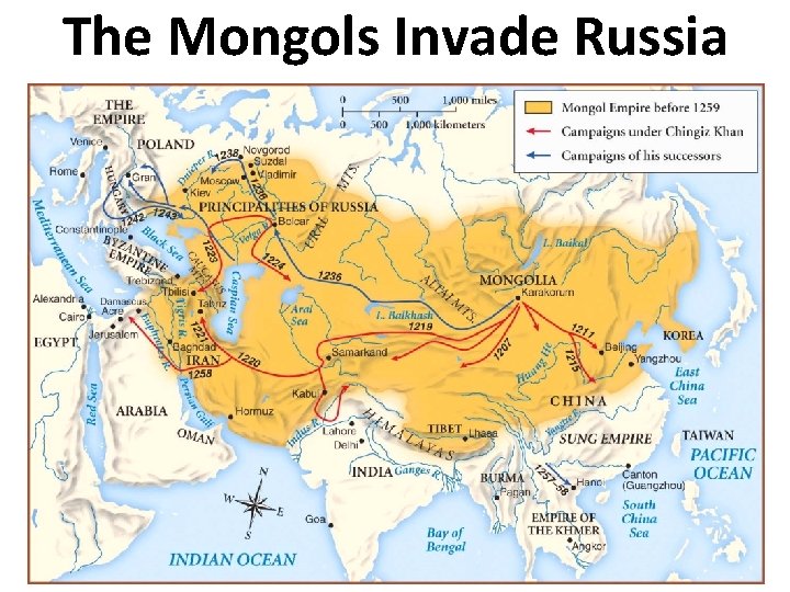 The Mongols Invade Russia 