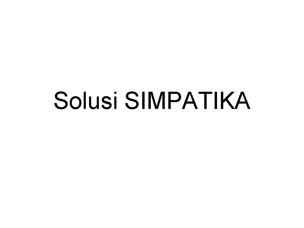 Solusi SIMPATIKA 