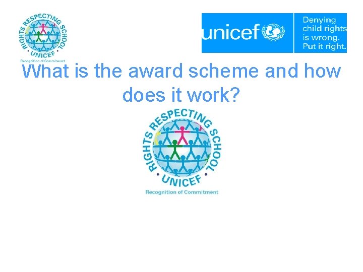 What is the award scheme and how does it work? 