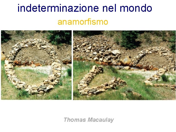 indeterminazione nel mondo anamorfismo Thomas Macaulay 