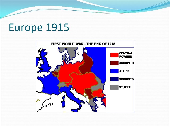 Europe 1915 