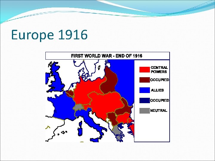 Europe 1916 