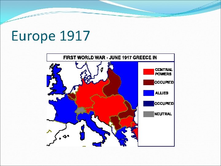 Europe 1917 