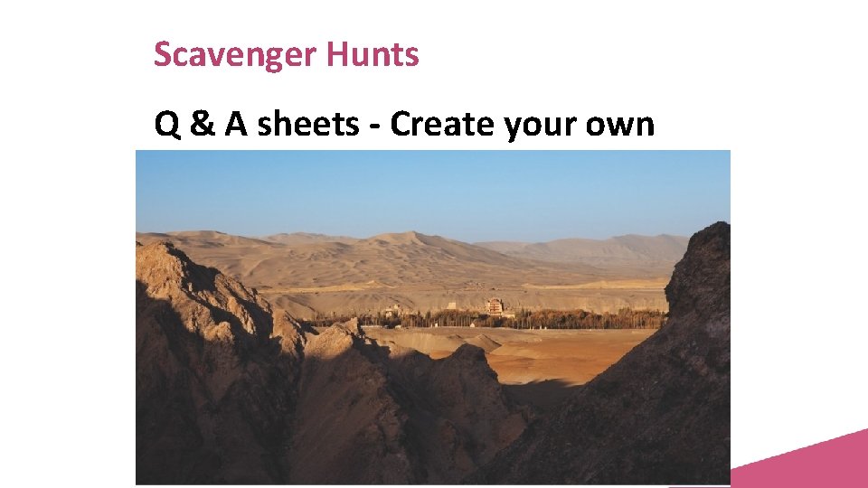 Scavenger Hunts Q & A sheets - Create your own 