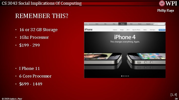 CS 3043 Social Implications Of Computing REMEMBER THIS? Philip Rago • 16 or 32