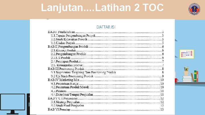 Lanjutan. . Latihan 2 TOC 