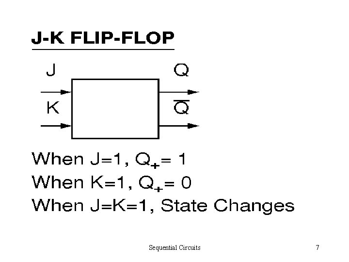Sequential Circuits 7 