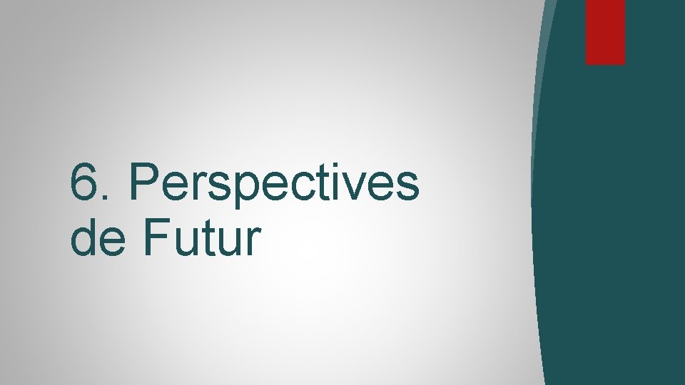 6. Perspectives de Futur 