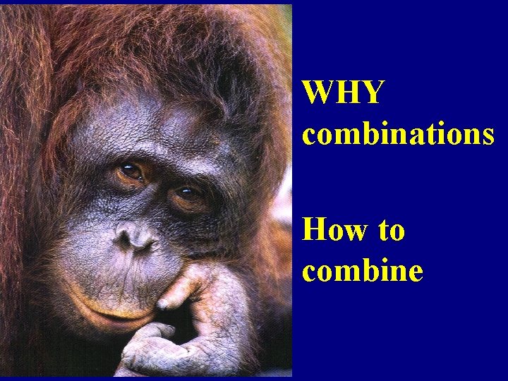 WHY combinations How to combine WHY combinations How to combine