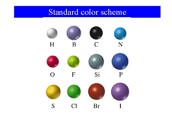 Standard color scheme 