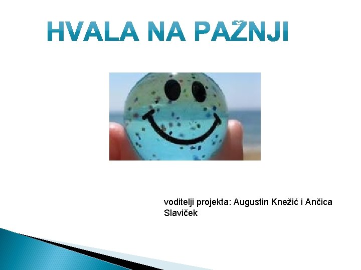 voditelji projekta: Augustin Knežić i Ančica Slaviček 