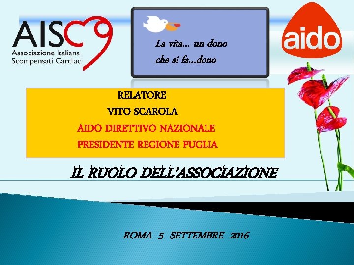 L'umiltà è Un Dono Che Non Tutti Hanno La vita un dono che si fadono RELATORE