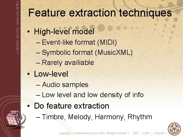 Automatic Genre Classification of Music Content A survey