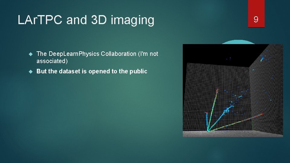 LAr. TPC and 3 D imaging The Deep. Learn. Physics Collaboration (I'm not associated) LAr. TPC and 3 D imaging The Deep. Learn. Physics Collaboration (I'm not associated)