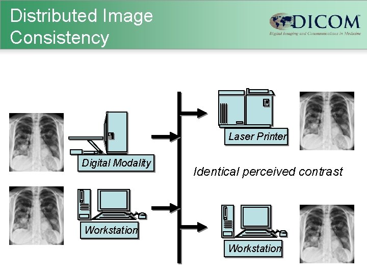 Distributed Image Consistency Laser Printer Digital Modality Identical perceived contrast Workstation 