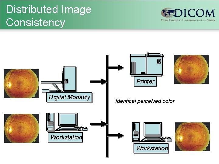 Distributed Image Consistency Printer Digital Modality Identical perceived color Workstation 