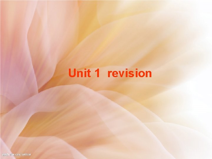 Unit 1 revision 