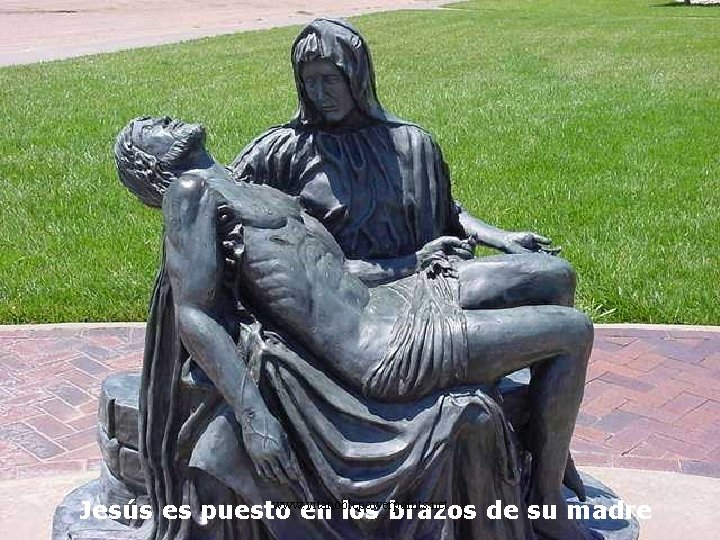 www. vitanoblepowerpoints. net Jesús es puesto en los brazos de su madre 