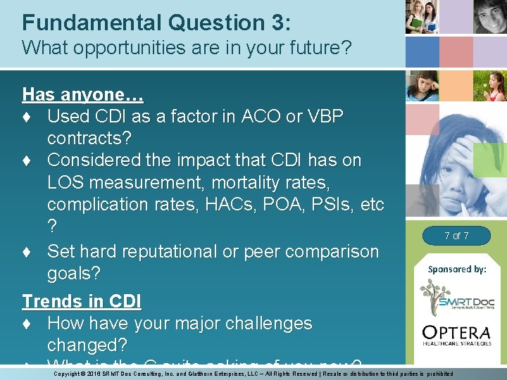2016 PEDIATRIC CDI DISCUSSION GROUP Measuring Pediatric CDI