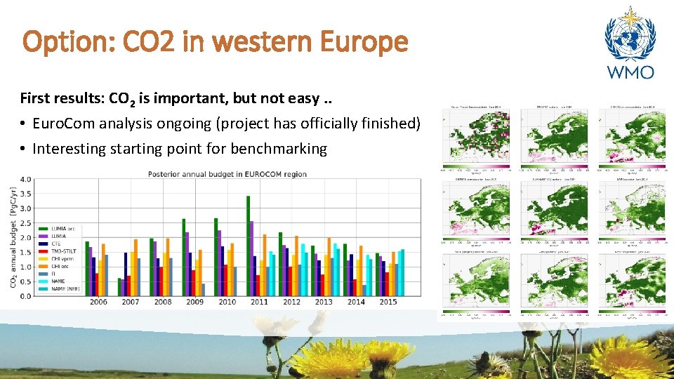 Option: CO 2 in western Europe First results: CO 2 is important, but not