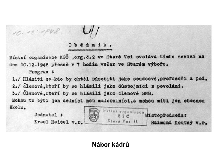 Nábor kádrů 