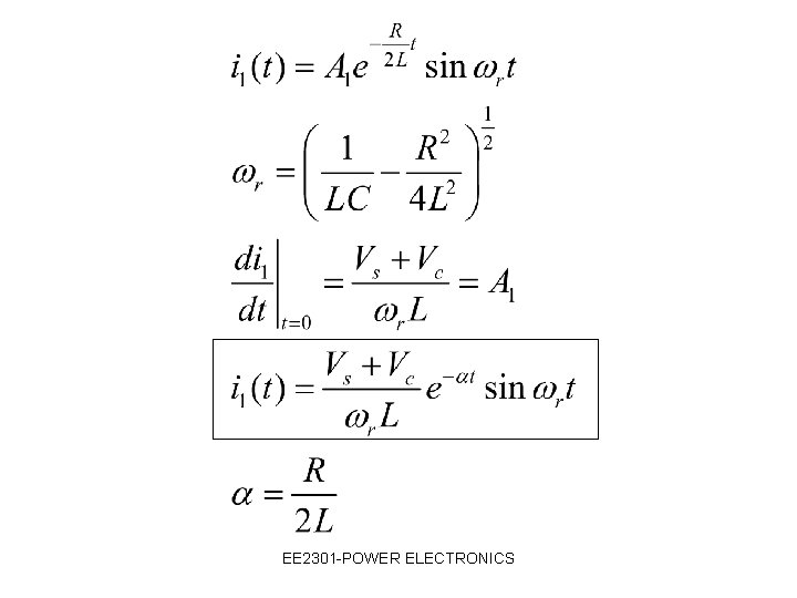 EE 2301 -POWER ELECTRONICS 