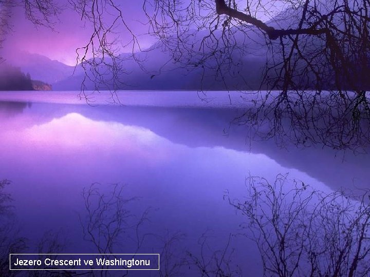 Jezero Crescent ve Washingtonu 