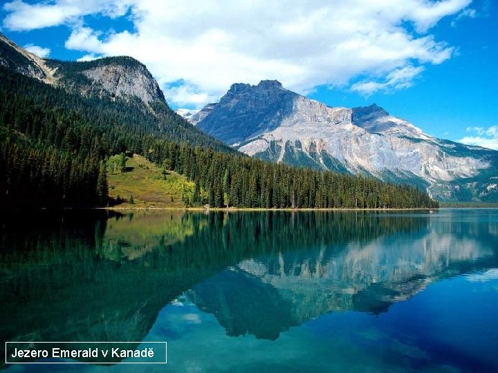 Jezero Emerald v Kanadě 