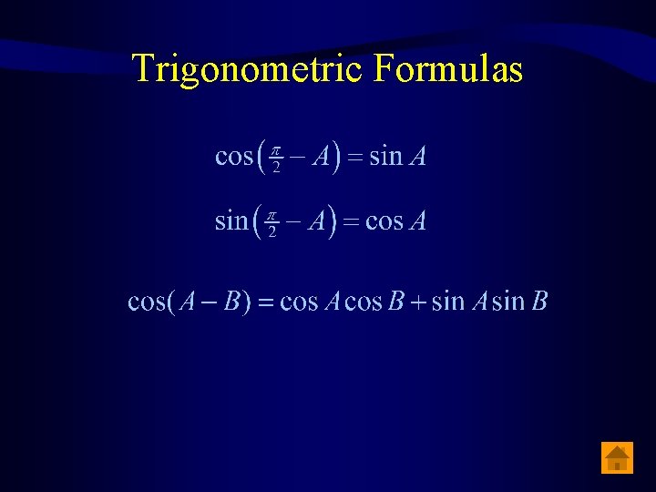 Trigonometric Formulas 
