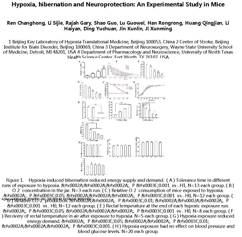 Hypoxia, hibernation and Neuroprotection: An Experimental Study in Mice Ren Changhong, Li Sijie, Rajah