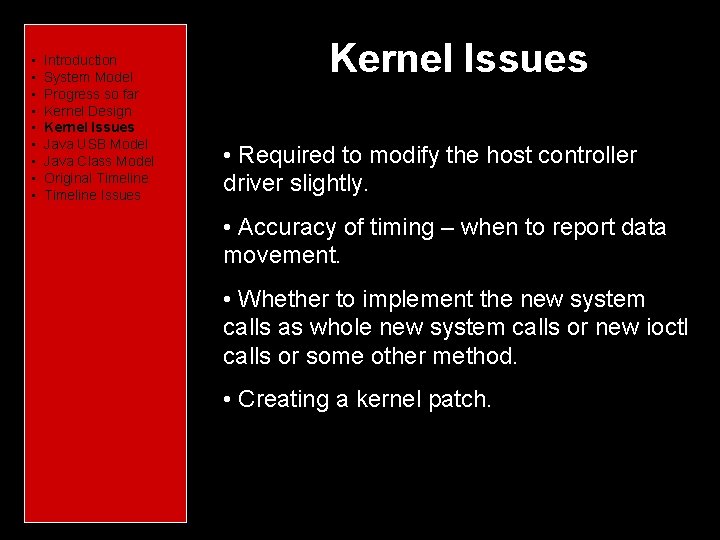 Introduction Characteristics of USB Introduction System Model What