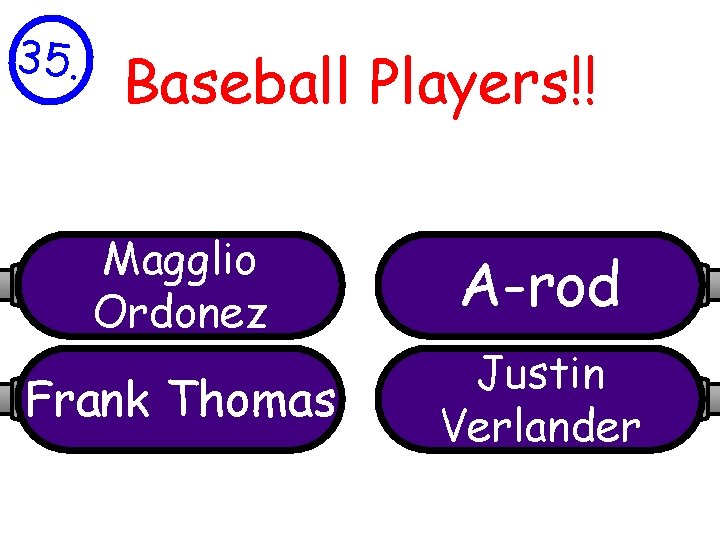 35. Baseball Players!! Magglio Ordonez Frank Thomas A-rod Justin Verlander 