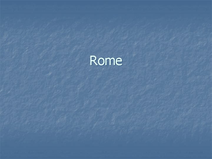 Rome 