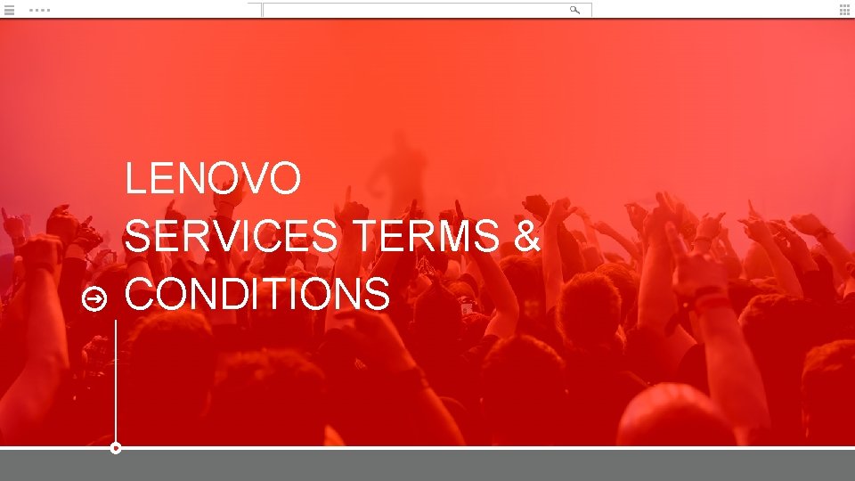 LENOVO SERVICES TERMS & CONDITIONS 