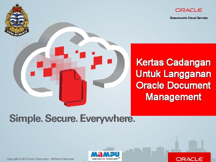 Kertas Cadangan Untuk Langganan Oracle Document Management 