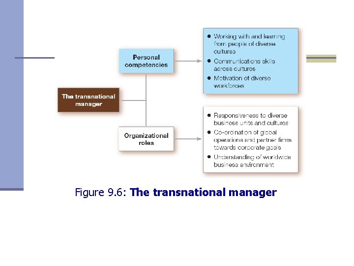 Figure 9. 6: The transnational manager 