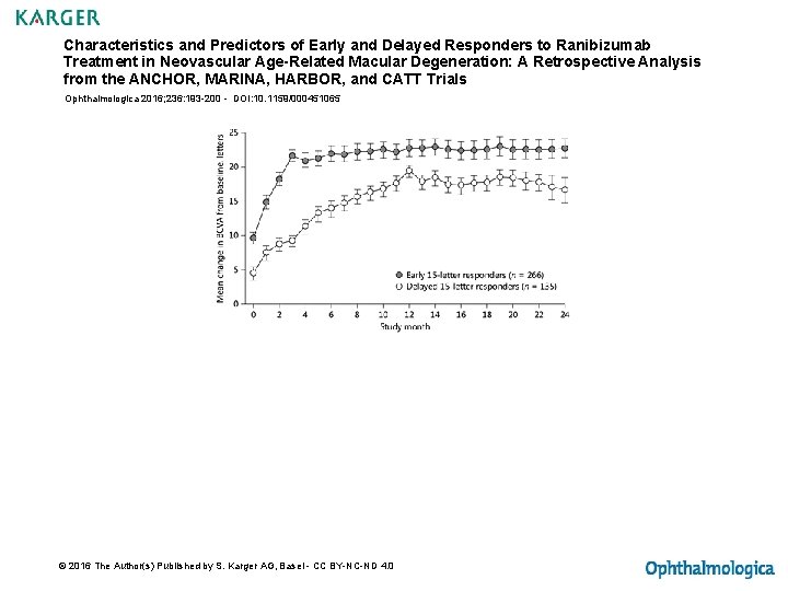 Characteristics and Predictors of Early and Delayed Responders to Ranibizumab Treatment in Neovascular Age-Related