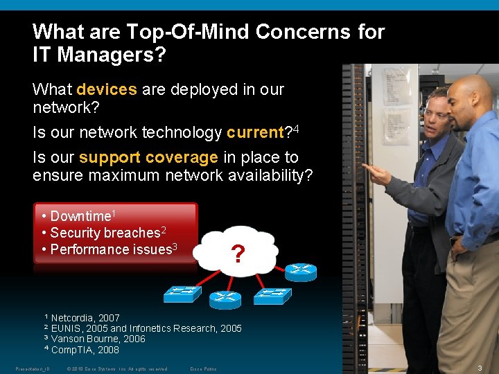 What are Top-Of-Mind Concerns for IT Managers? What devices are deployed in our network?