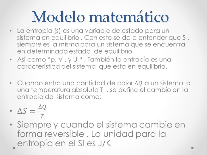 Modelo matemático • 